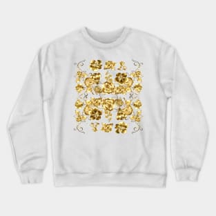 golden flower Crewneck Sweatshirt